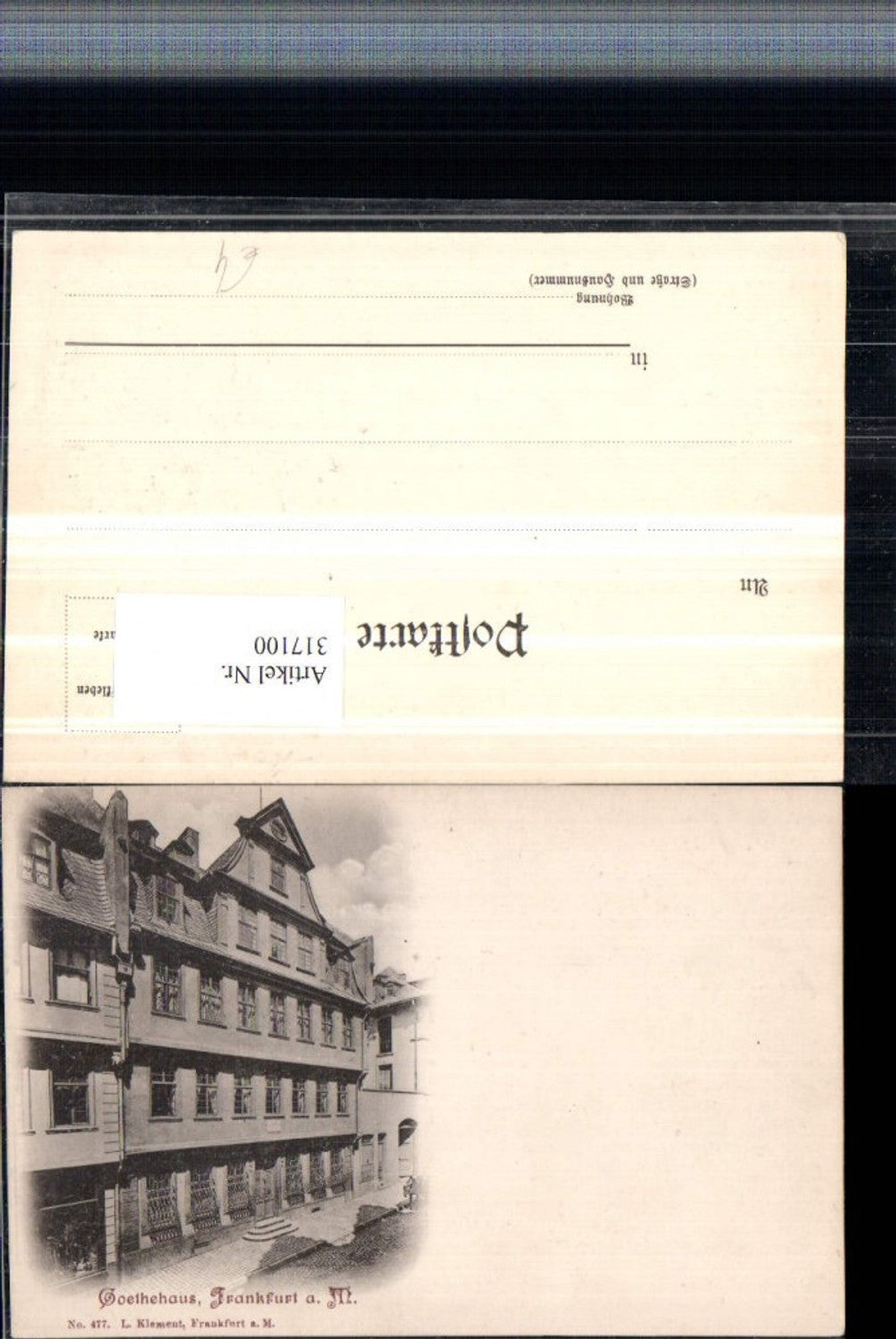 317100,Frankfurt am Main Goethehaus