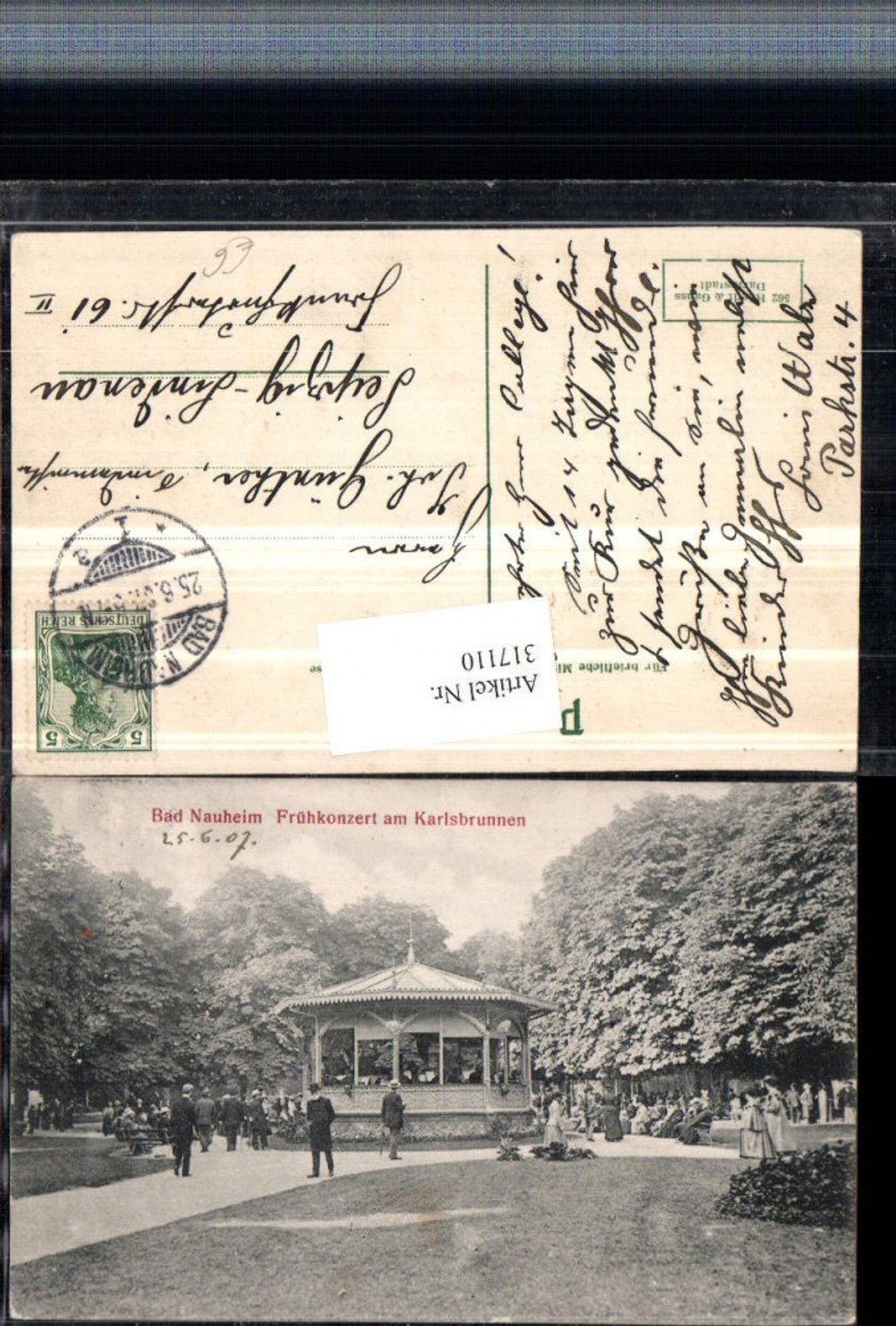 317110,Bad Nauheim Frühkonzert am Karlsbrunnen Pavillon