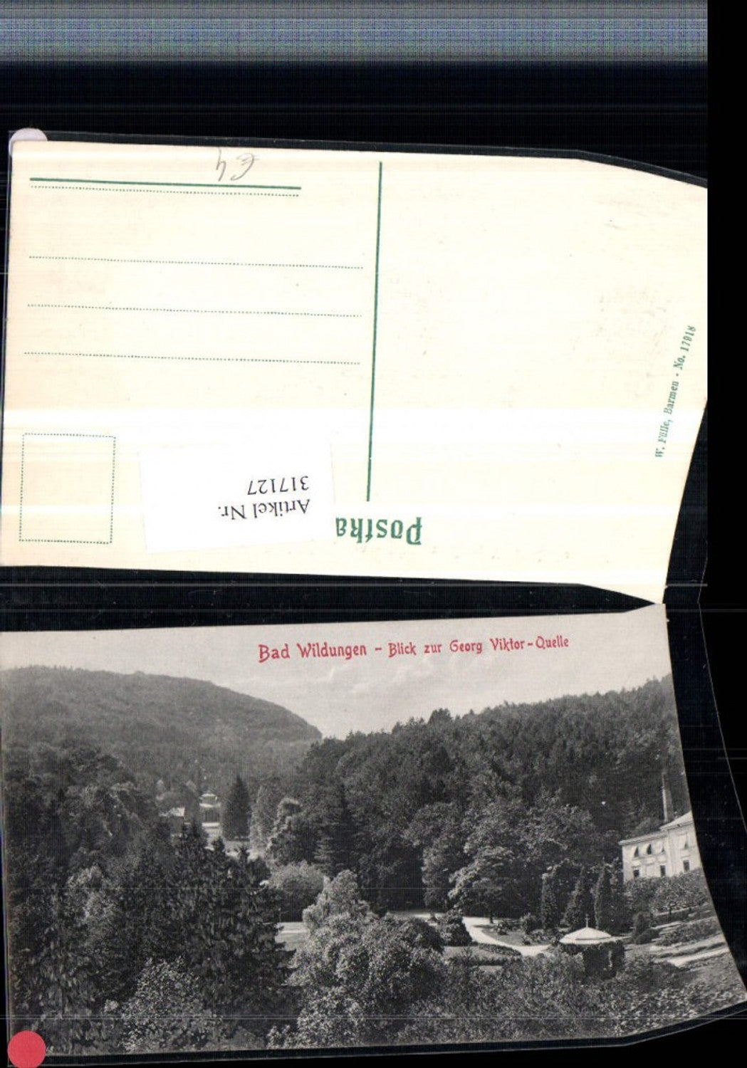 317127,Bad Wildungen Blick zur Georg Viktor-Quelle