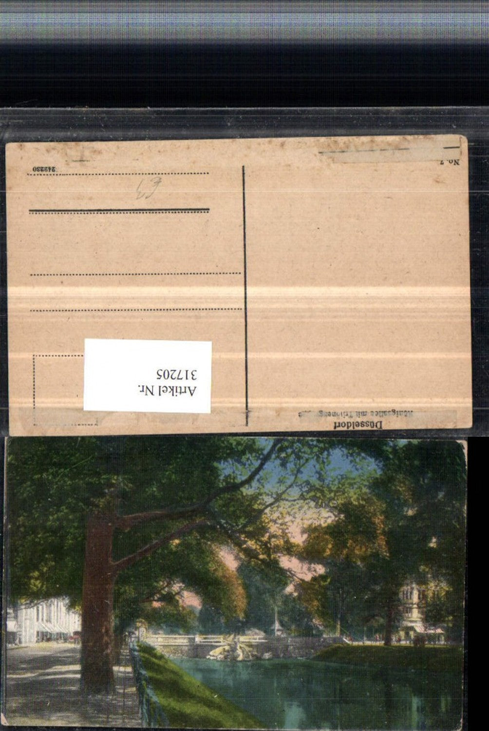 317205,Düsseldorf Königsallee m. Tritonengruppe