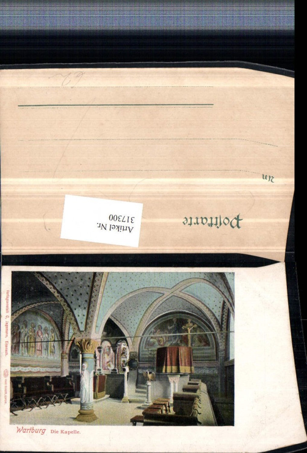 317300,Wartburg b. Eisenach Kapelle Innenansicht