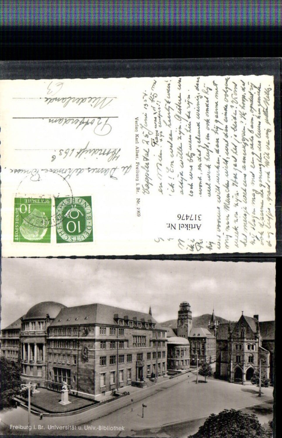 317476,Freiburg im Breisgau Universität u. Bibliothek