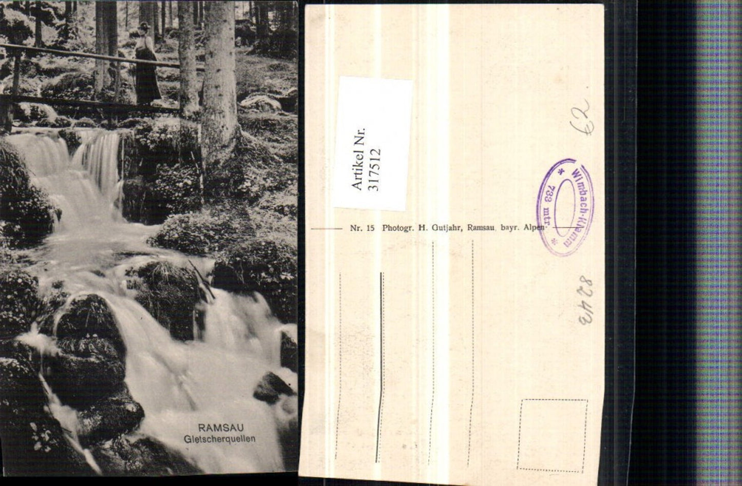317512,Ramsau b. Berchtesgaden Gletscherquellen Wasserfall
