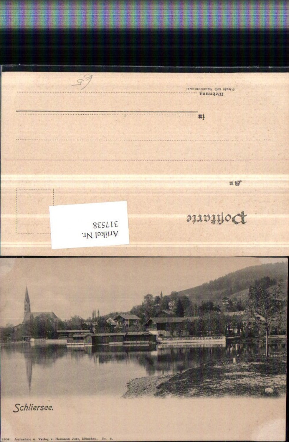 317538,Schliersee Teilansicht Kirche