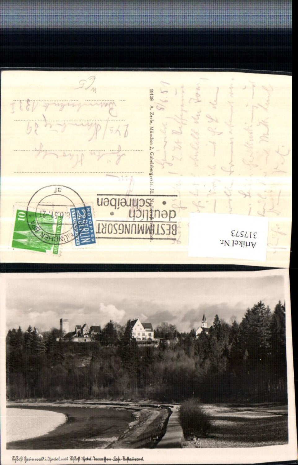 317573,Schloss Grünwald im Isartal b. München m. Schlosshotel