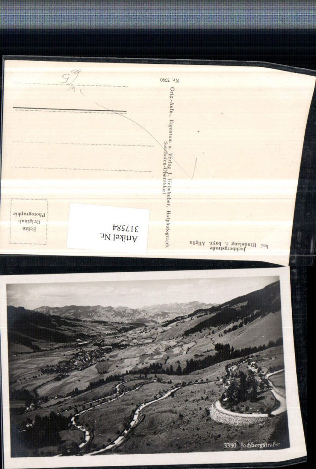 317584,Jochbergstraße b. Hindelang im Allgäu