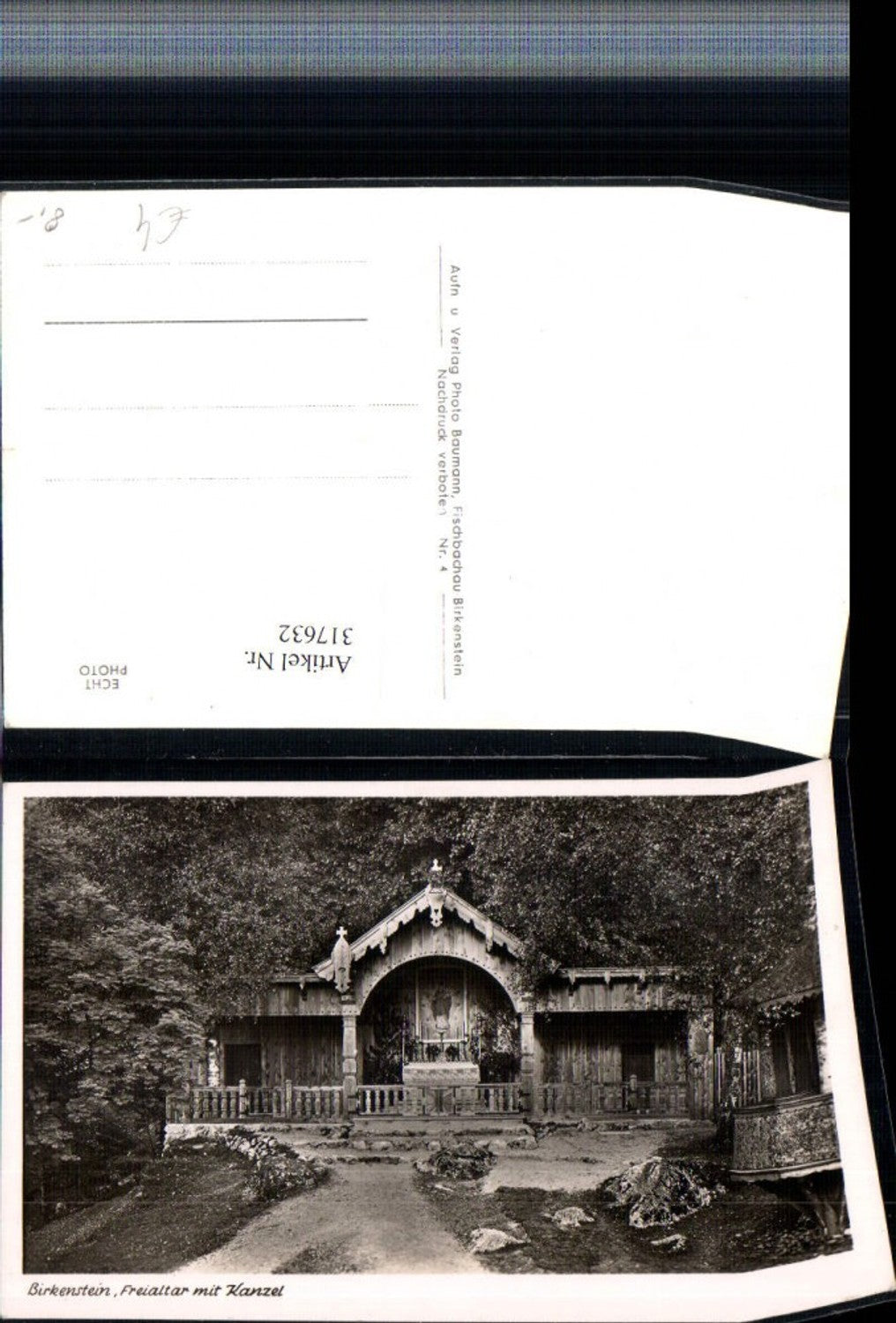 317632,Birkenstein Freialtar m. Kanzel