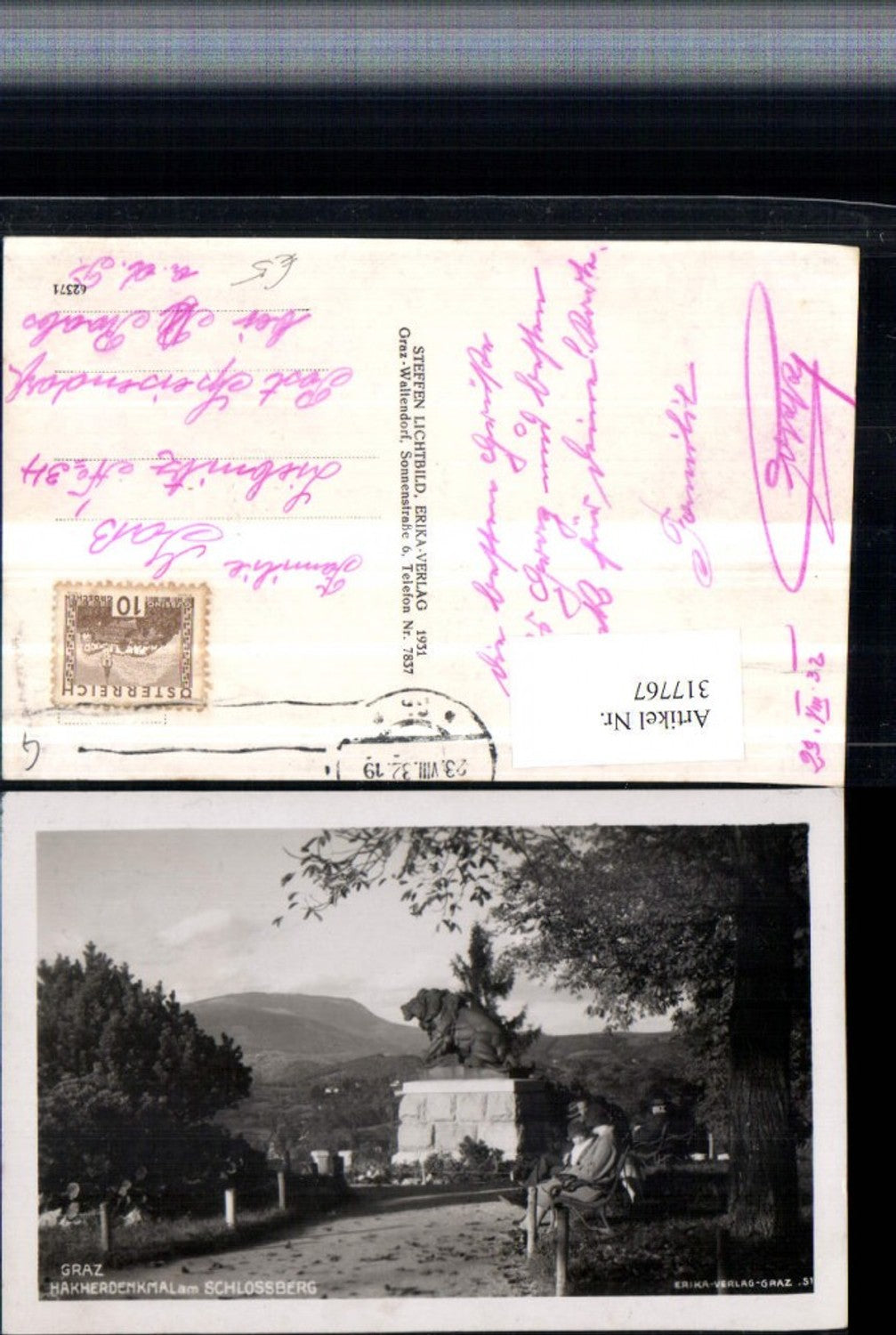 Alte Ansichtskarte – Old Postcard