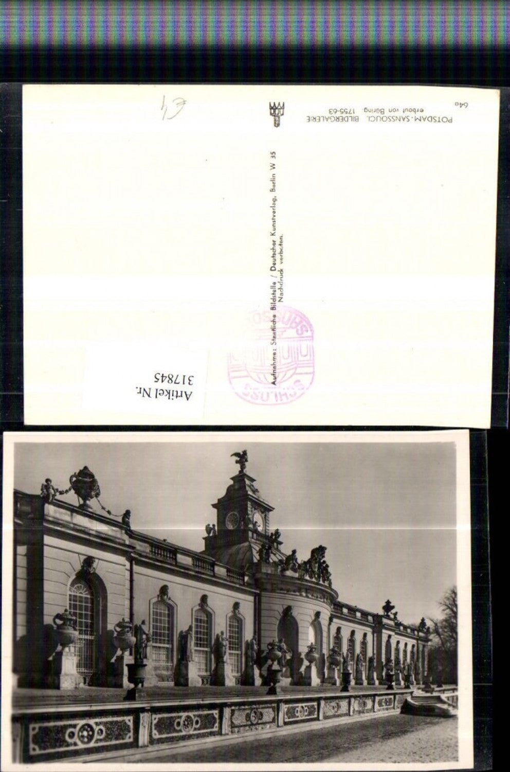 317845, Potsdam Sanssouci Picture Gallery Statues
