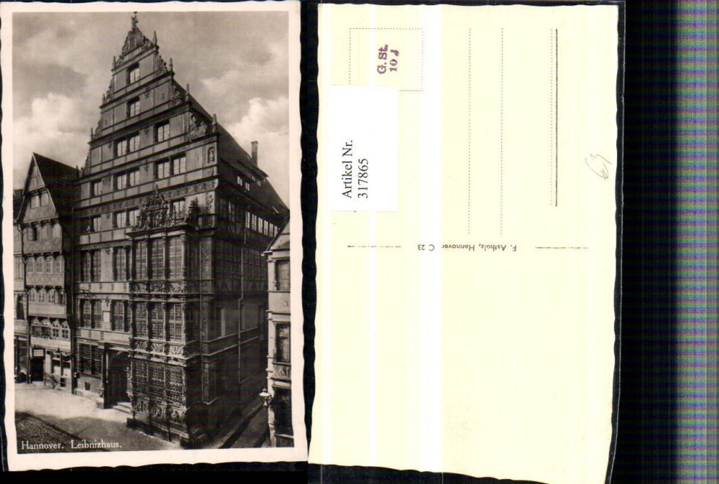 317865,Hannover Leibnizhaus Gebäude