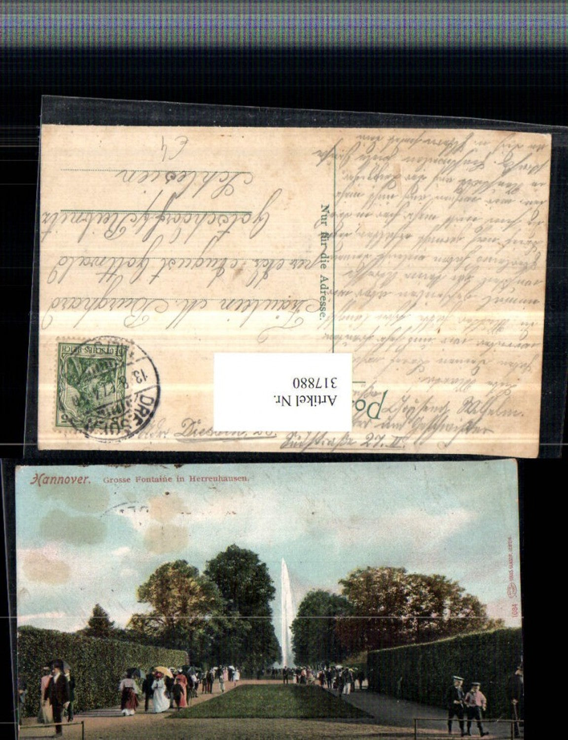 317880,Hannover Großer Fontäne in Herrenhausen