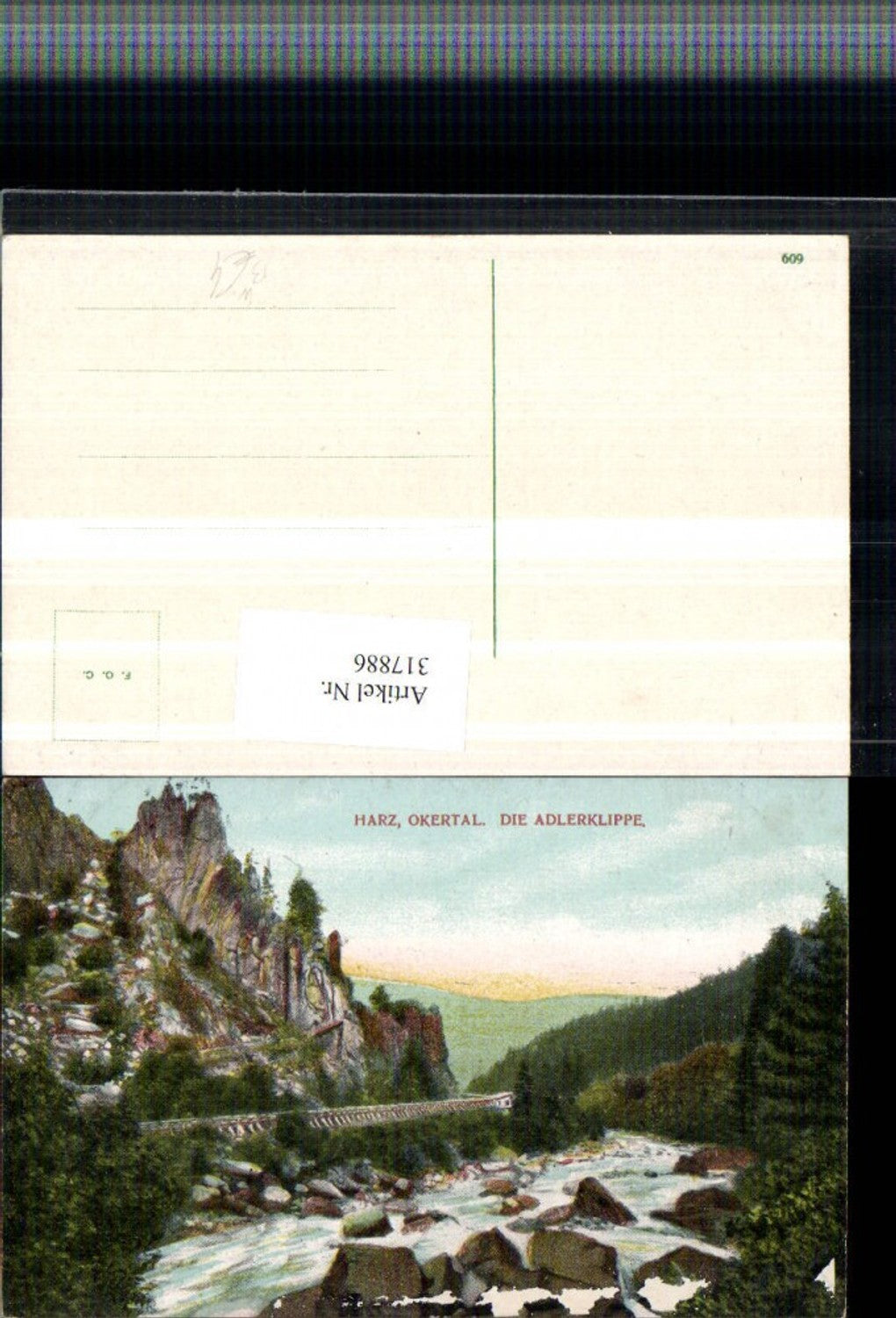 317886,Okertal im Harz Die Adlerklippe b. Goslar