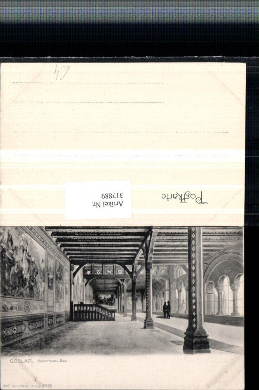 317889,Goslar Kaiserhaus Saal Innenansicht