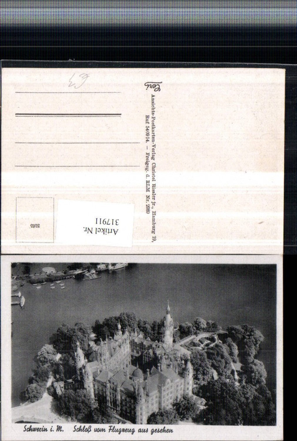 317911,Schwerin Schloss Fliegeraufnahme