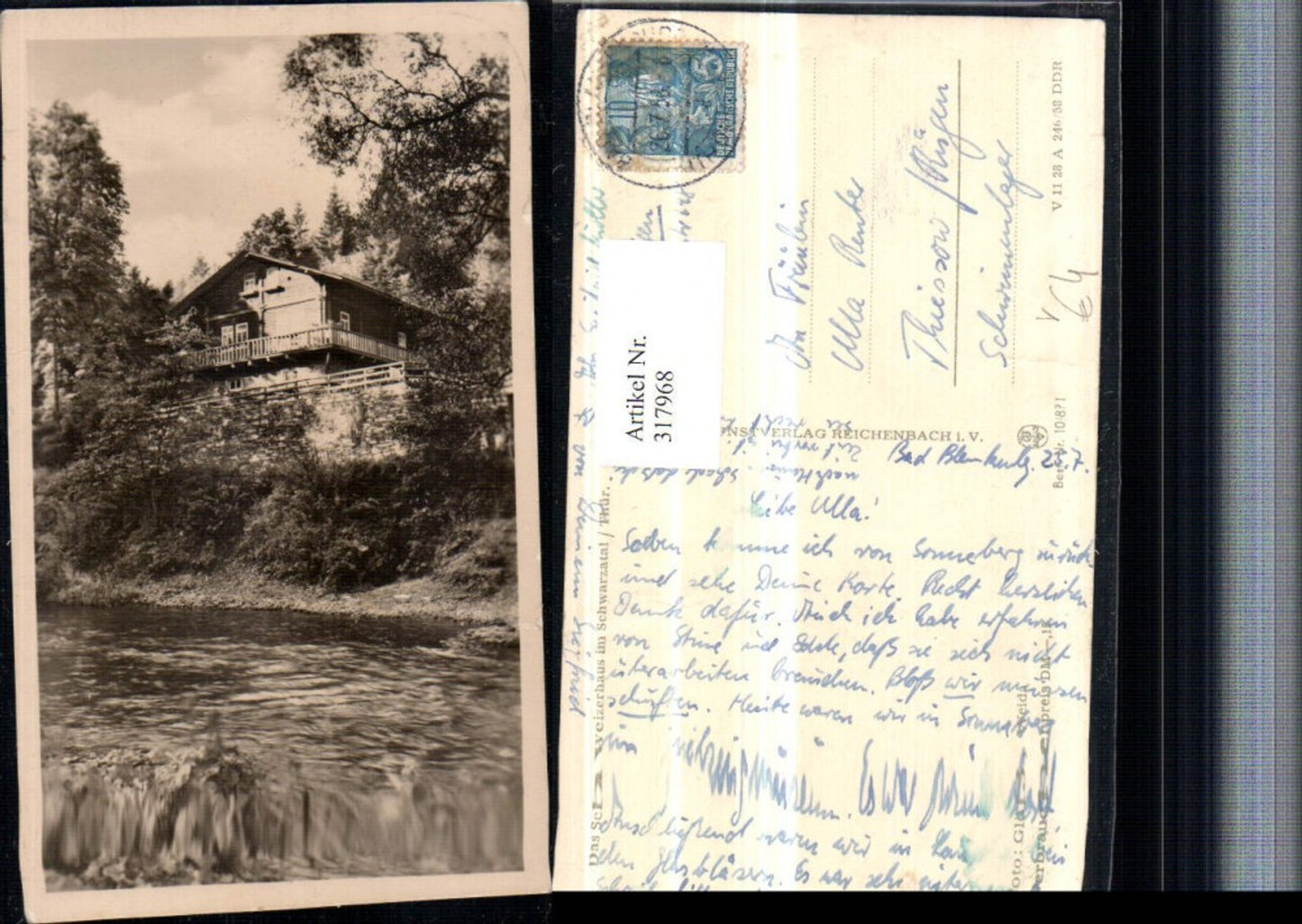 317968,Das Schweizerhaus im Schwarzatal pub VEB 10/871