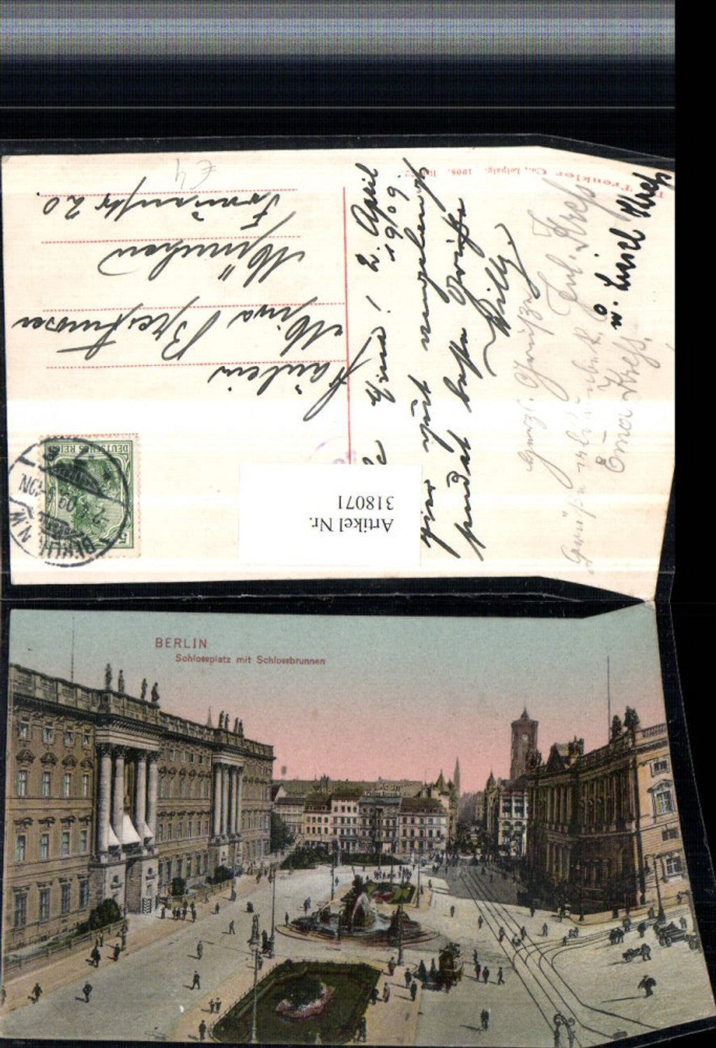 318071,Berlin Schlossplatz m. Schlossbrunnen