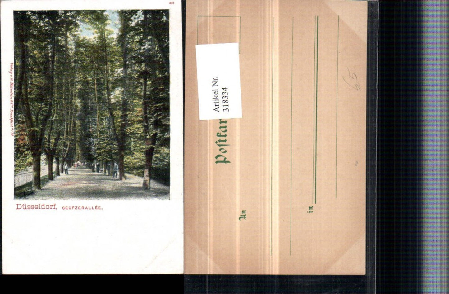 318334,Düsseldorf Seufzerallee Allee