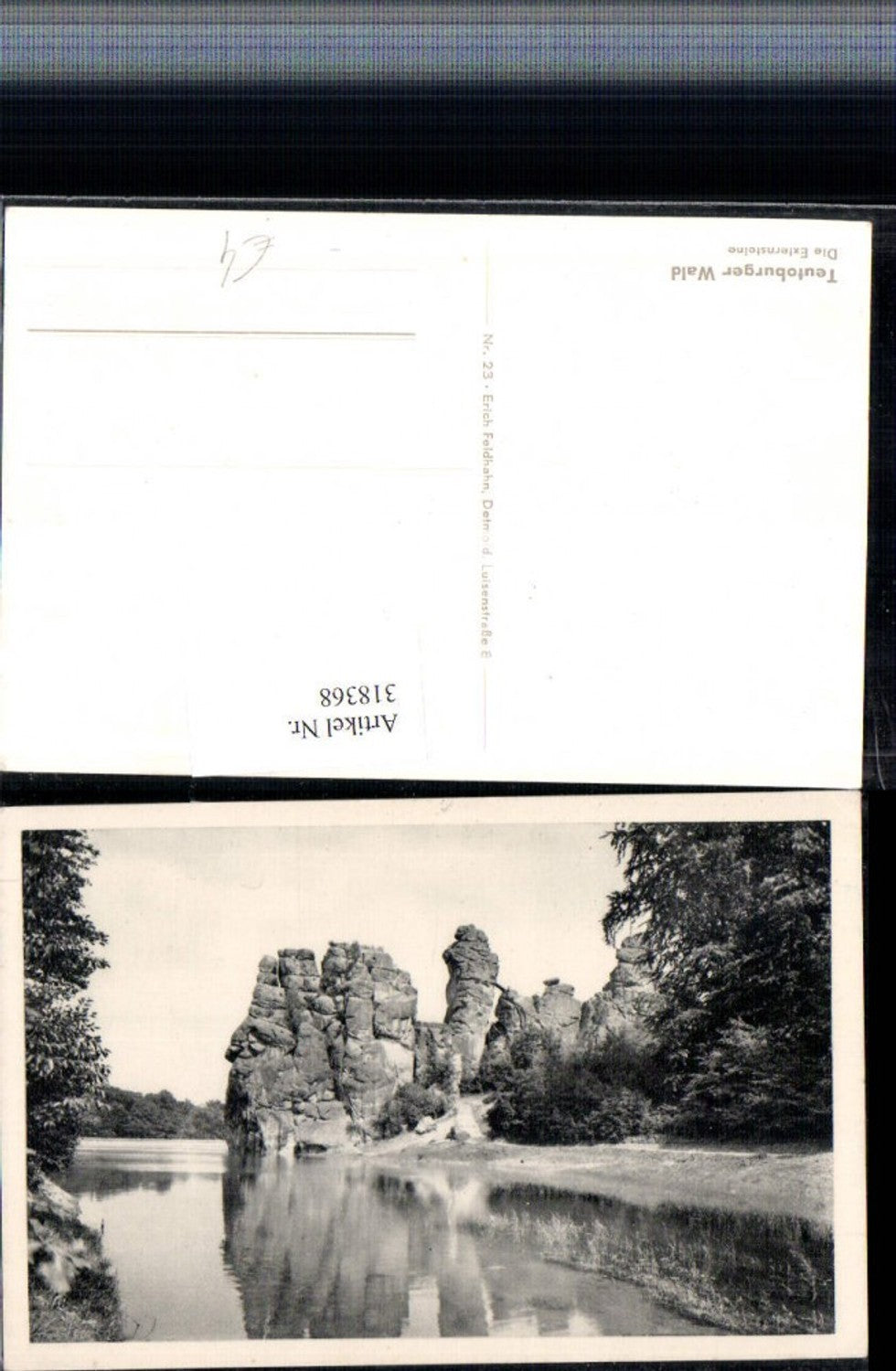 318368,Teutoburger Wald Die Externsteine Felsen Fluss