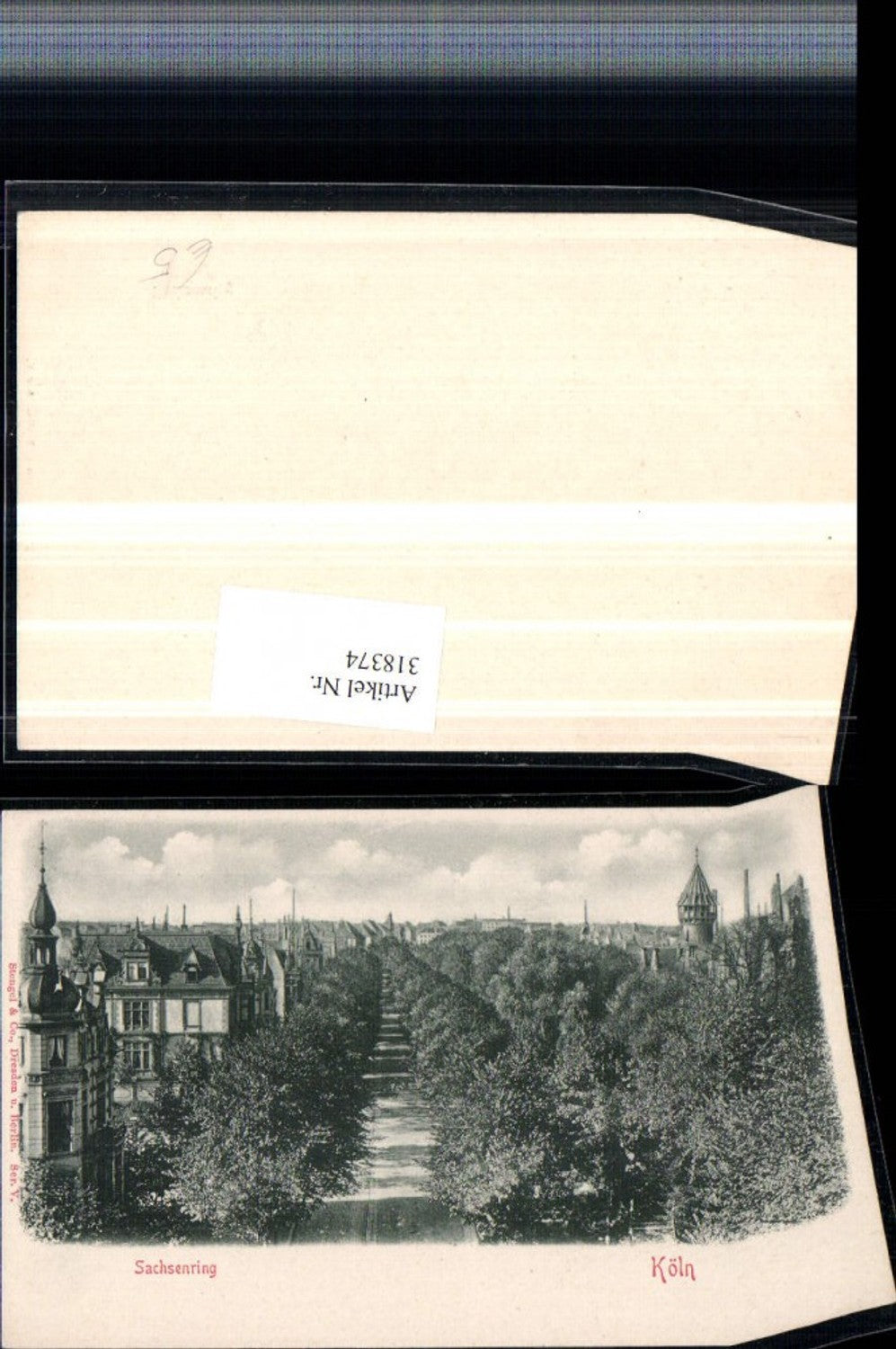 318374,Köln am Rhein Teilansicht Sachsenring pub Stengel & Co