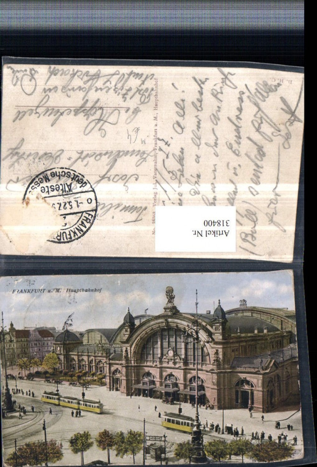 318400,Frankfurt am Main Hauptbahnhof Bahnhof Straßenbahn