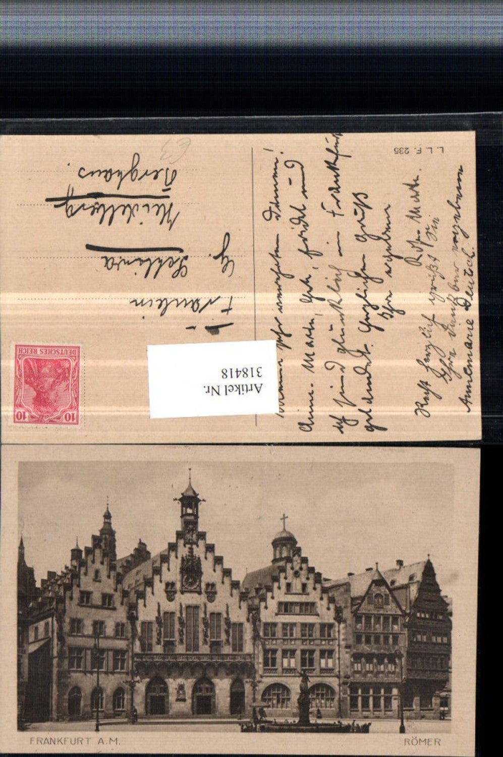 318418,Frankfurt am Main Römer Häuser Brunnen