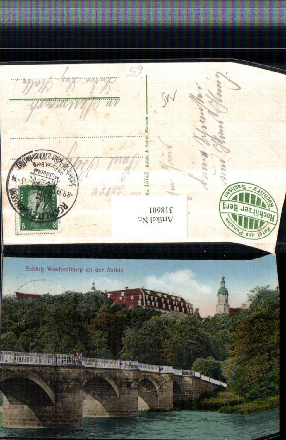 318601,Schloss Wechselburg an d. Mulde Brücke