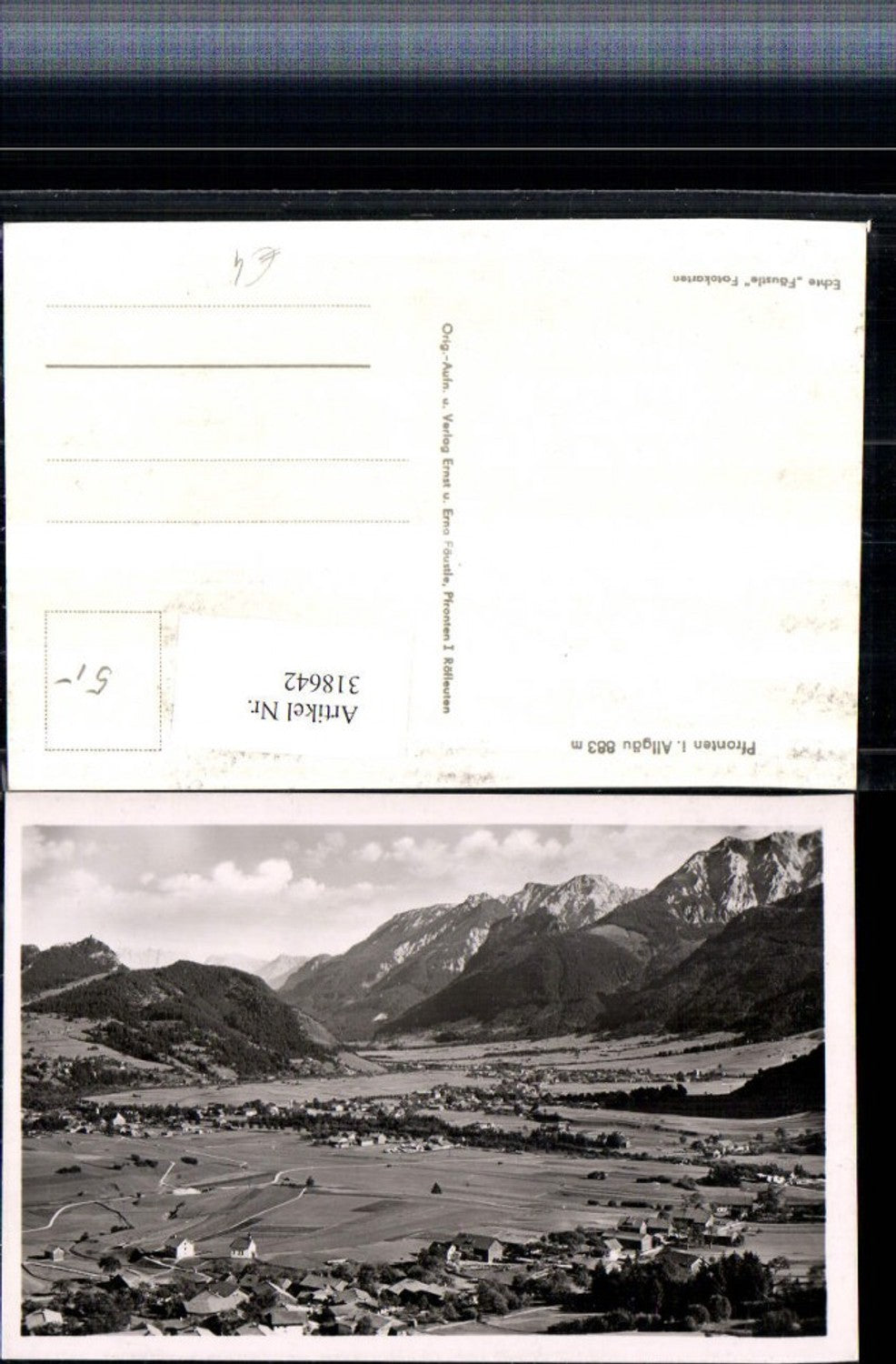 318642,Pfronten im Allgäu Totale Bergkulisse