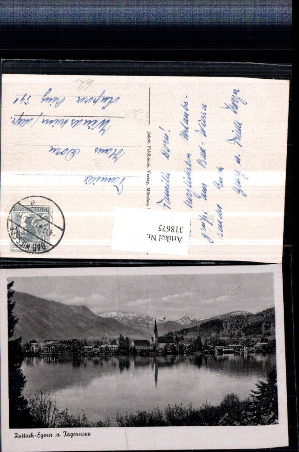 318675,Rottach-Egern am Tegernsee Totale Bergkulisse