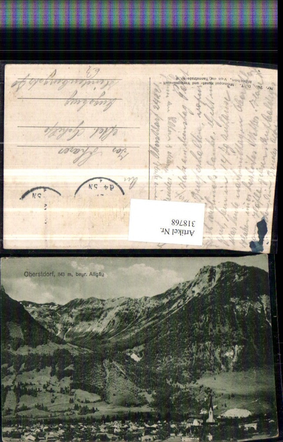 318768,Oberstdorf im Allgäu Totale Bergkulisse