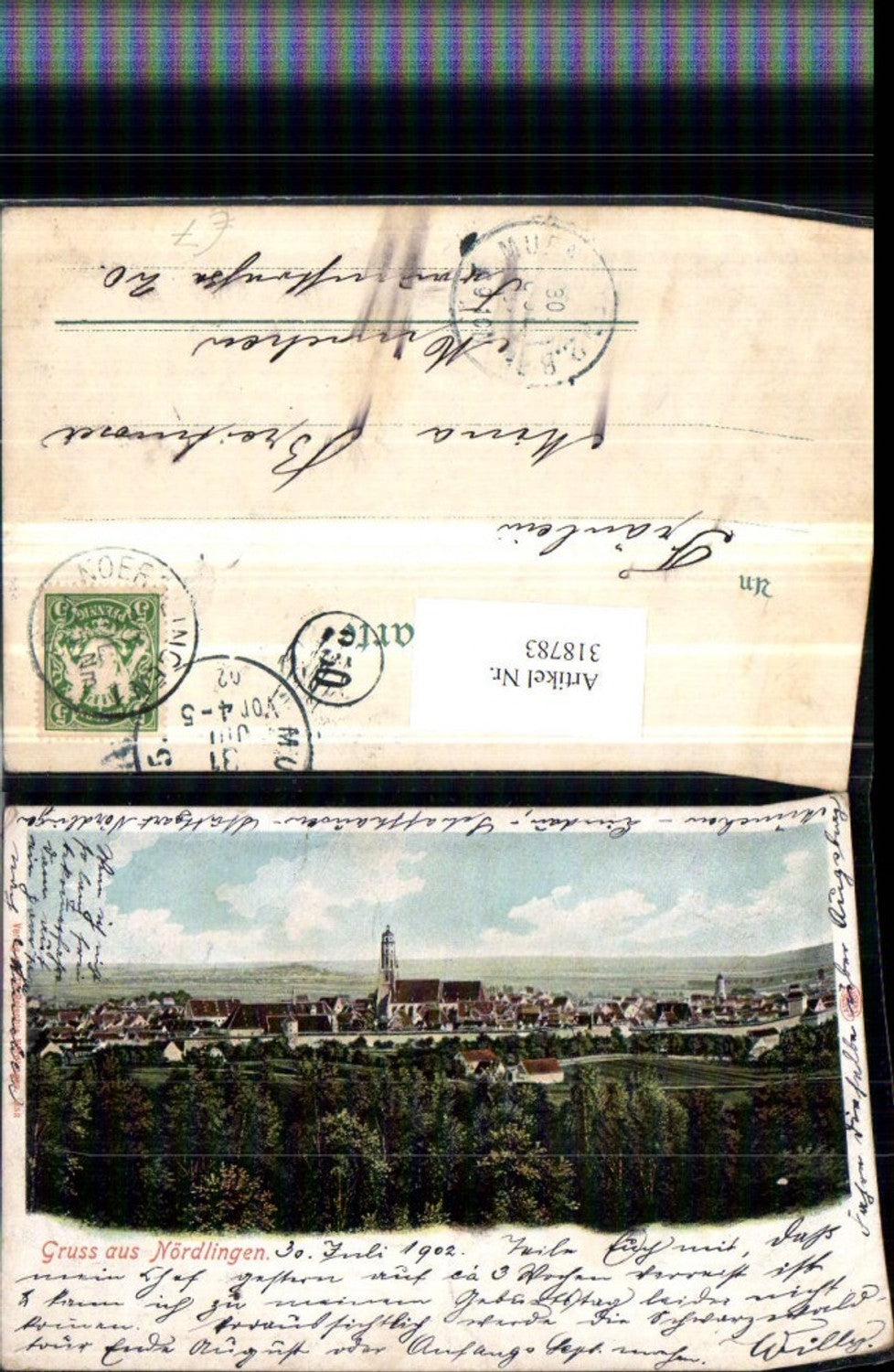 318783,Gruß aus Nördlingen Totale