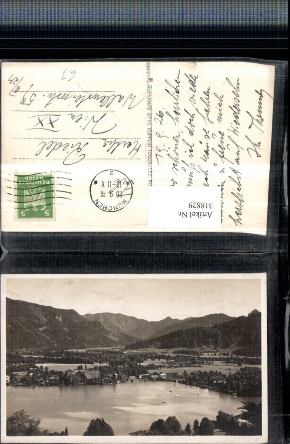 318829, Tegernsee Total mountain scenery