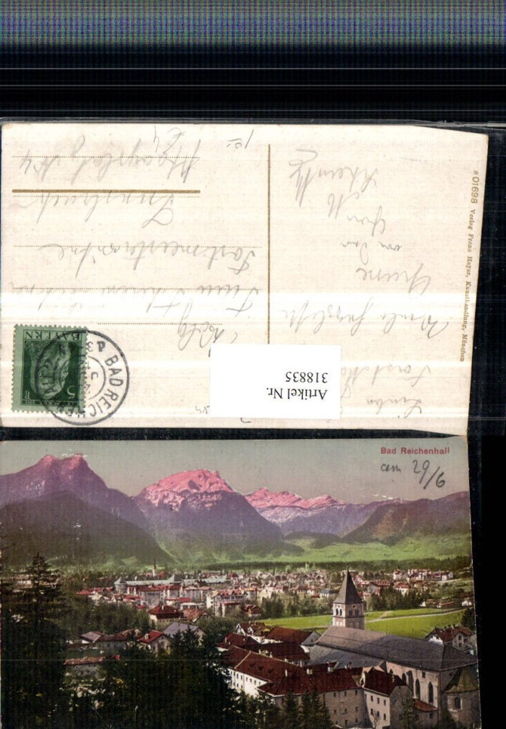 318835,Bad Reichenhall Totale Bergkulisse