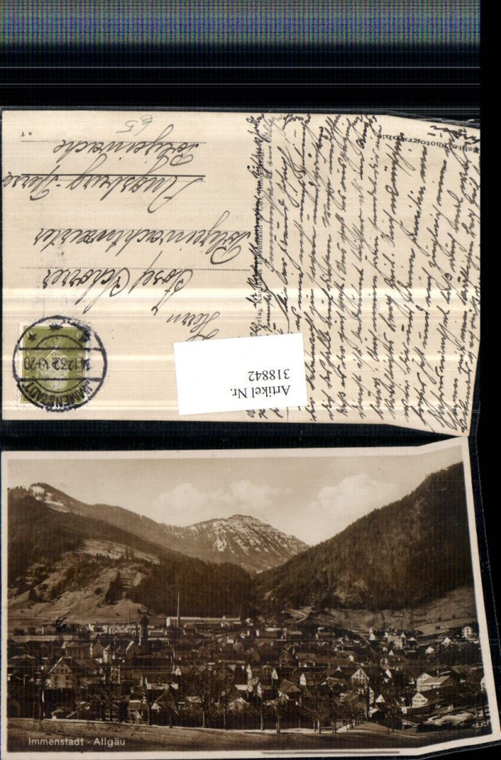 318842,Immenstadt im Allgäu Totale Bergkulisse