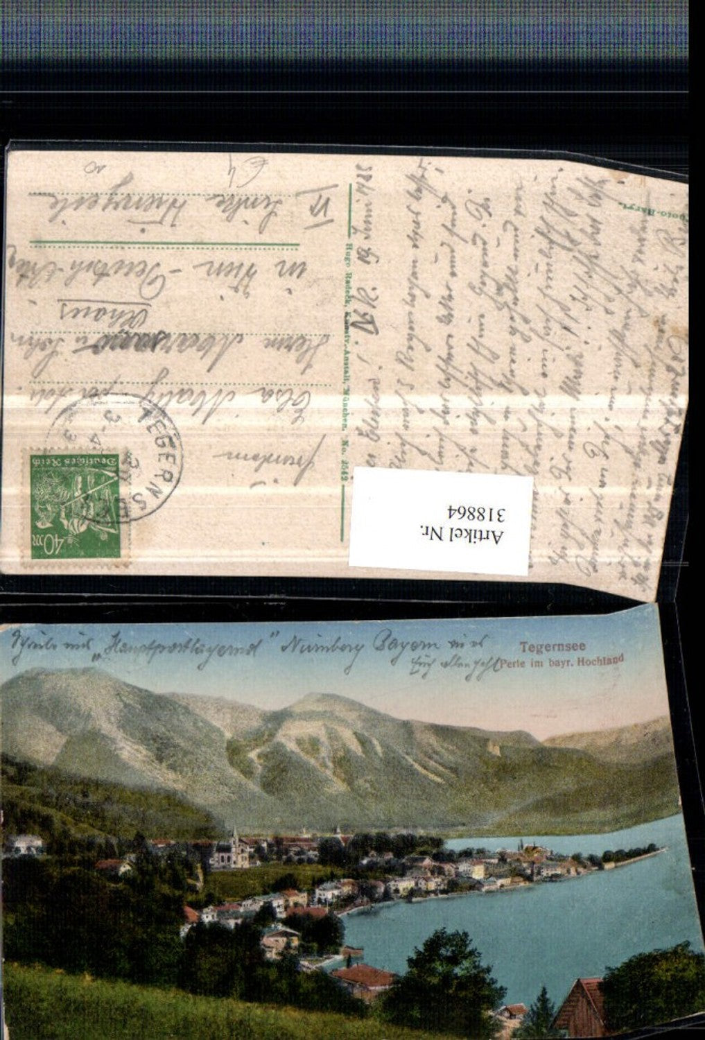 318864,Tegernsee Totale Bergkulisse
