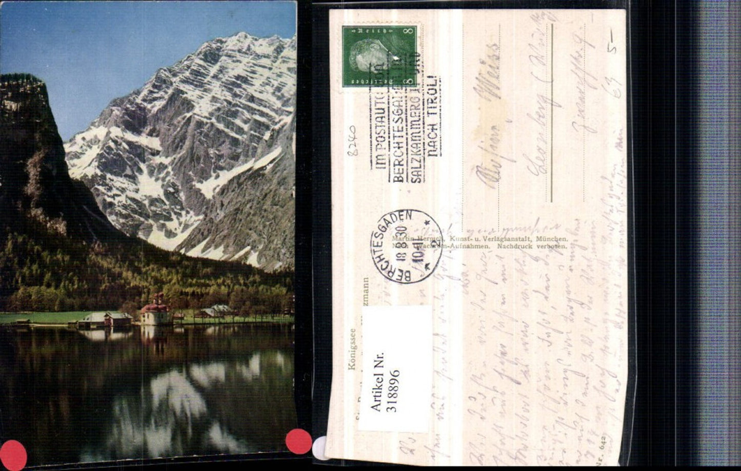 318896,Königssee St. Bartholomä m. Watzmann Bergkulisse