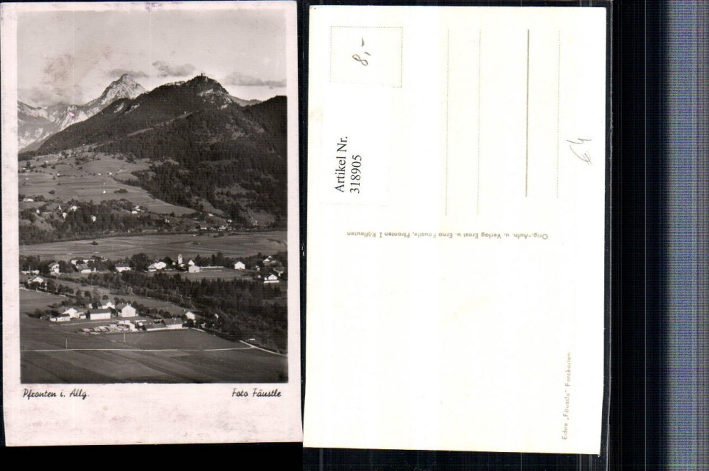 318905,Pfronten im Allgäu Totale Bergkulisse