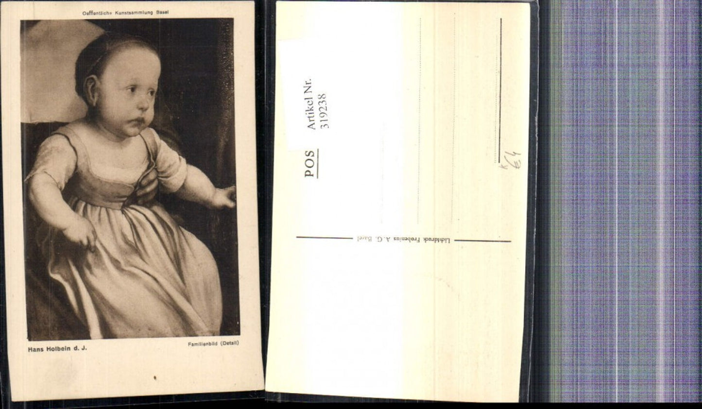 319238,Künstler Ak Hans Holbein d. Jüngere Familienbild Kind Portrait