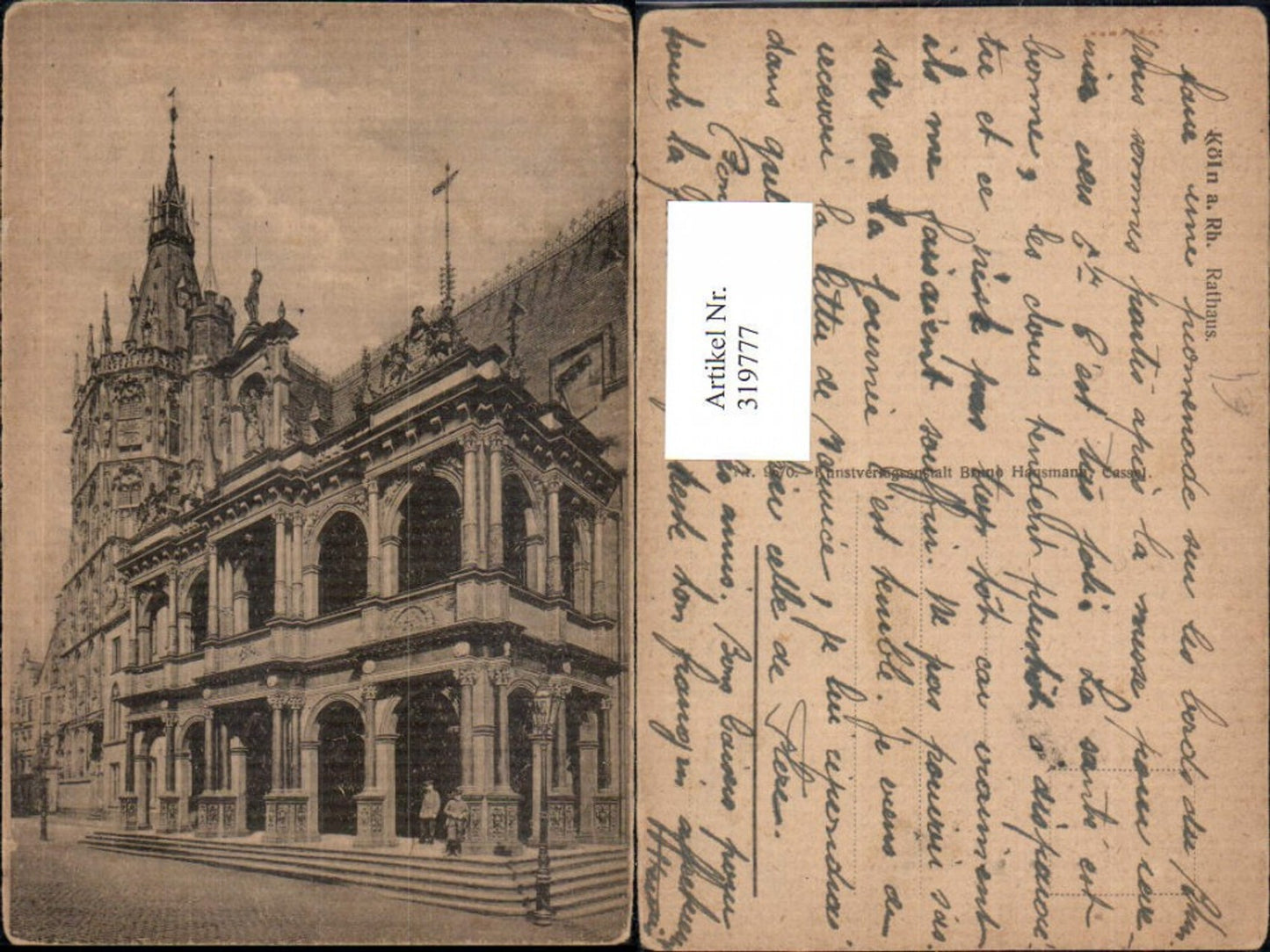 319777,Köln a. Rhein Rathaus Gebäude