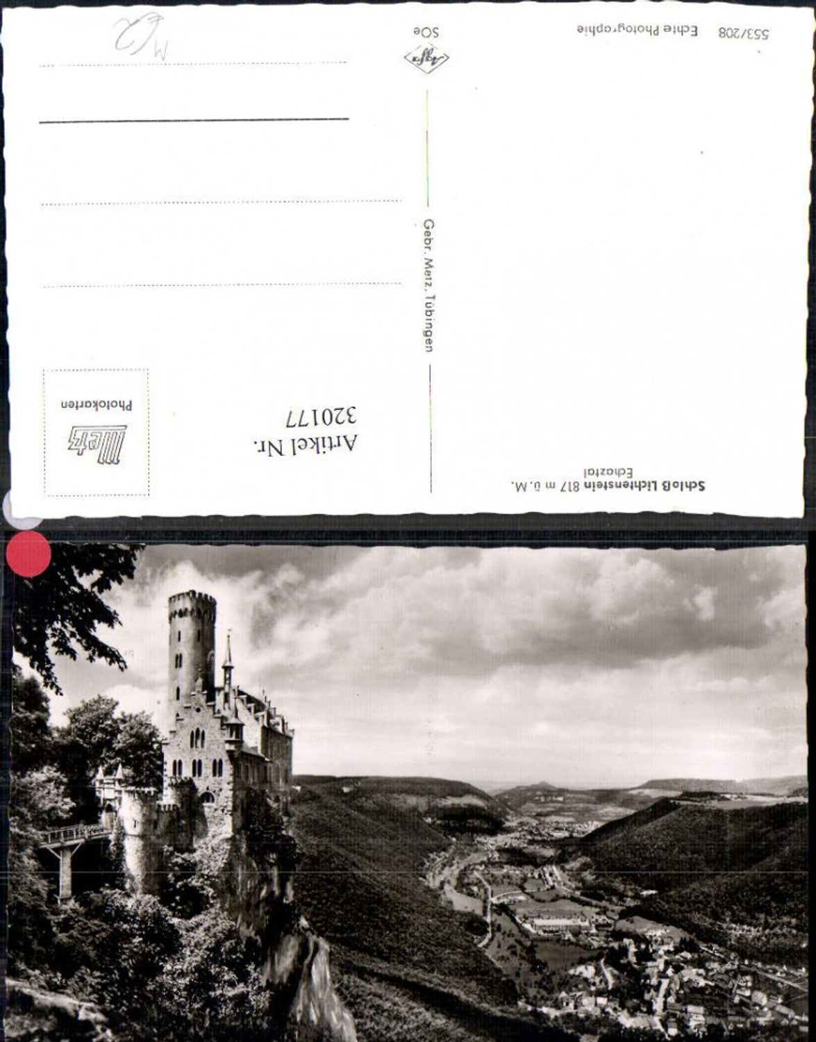 320177,Foto Ak Schloss Lichtenstein Echaztal