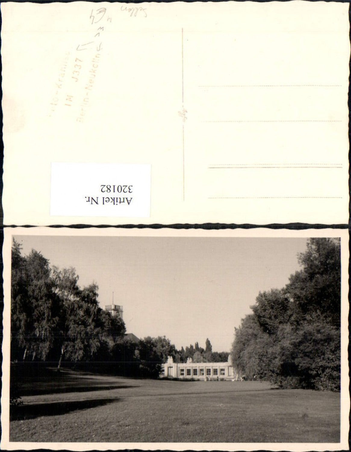 320182,Foto Ak Schloss Britz Berlin Neukölln pub Foto Krahlisch