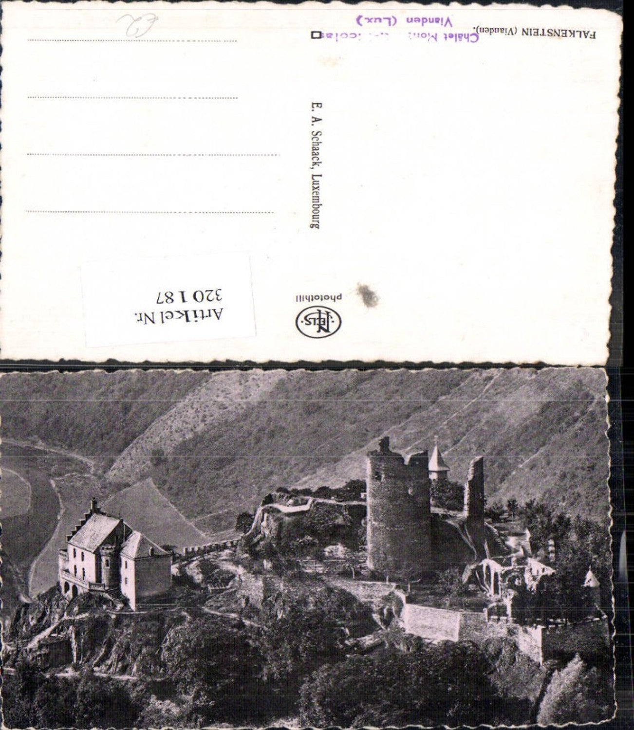 320187,Falkenstein Vianden Burg Schloss