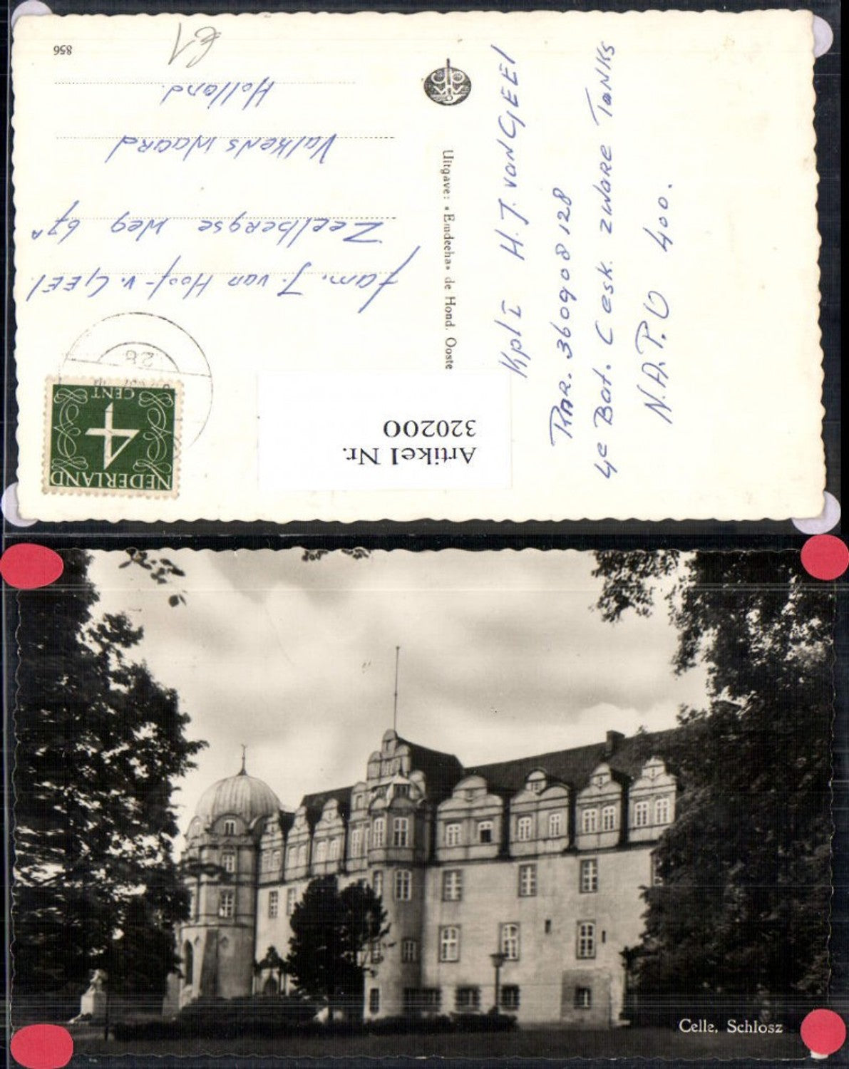 320200,Foto Ak Celle Schloss