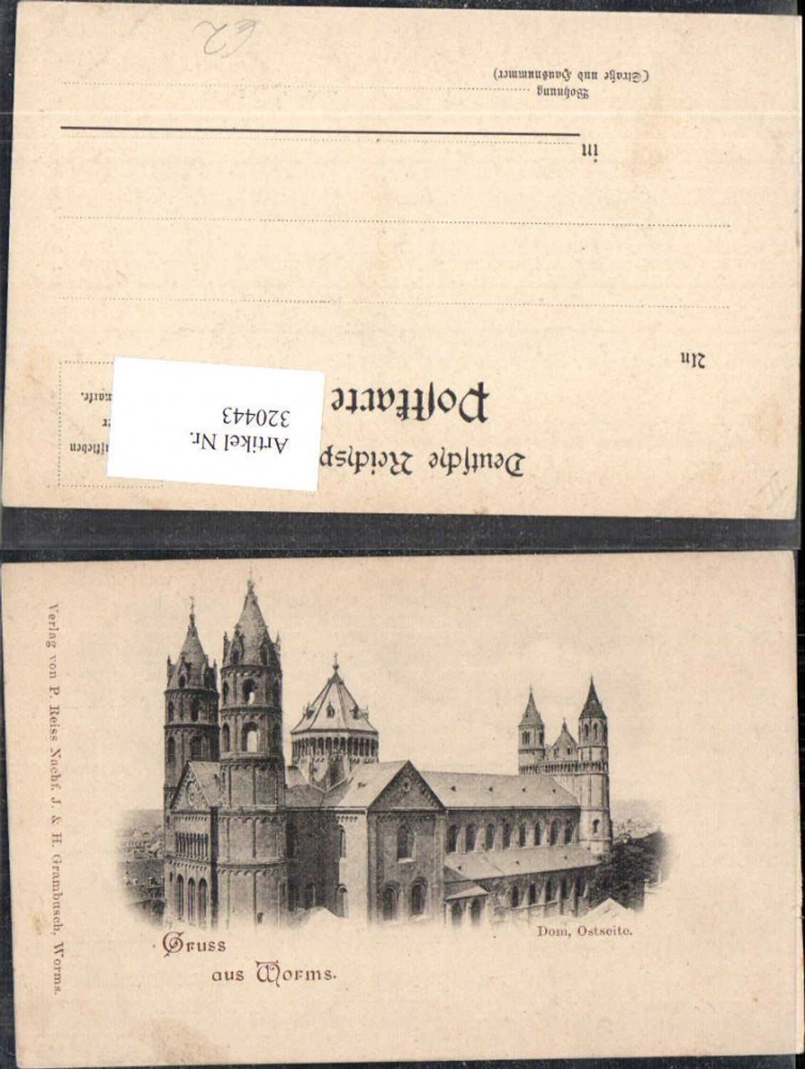 320443,Worms Dom Ostseite Kirche