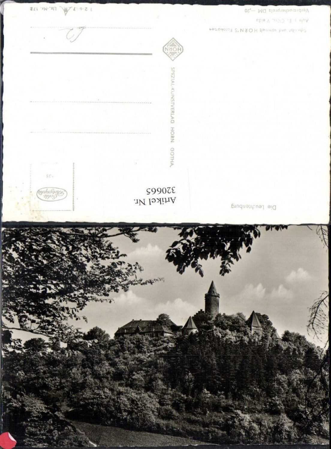 320665,Foto Ak die Leuchtenburg Seitenroda bei Kahla