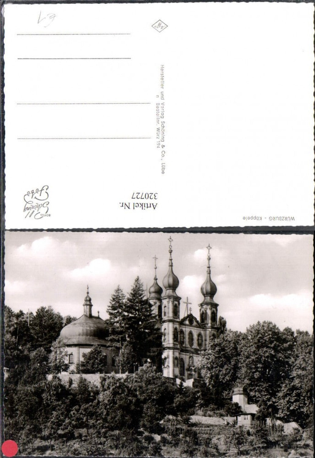 320727,Foto Ak Würzburg Käppele Kirche