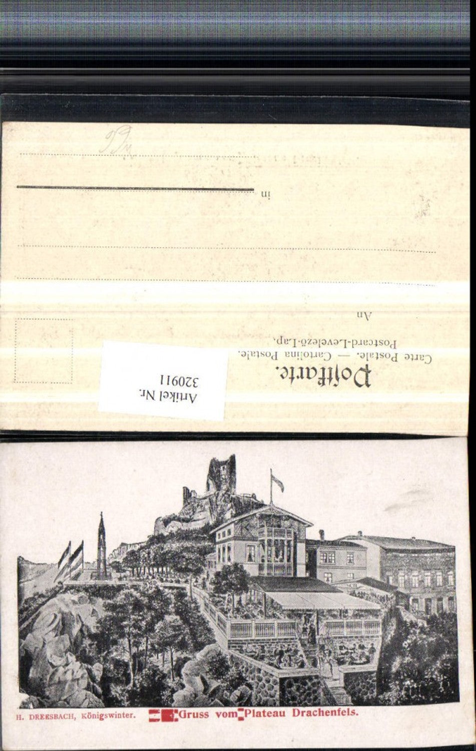 320911,Gruß vom Plateau Drachenfels Ruine b. Königswinter