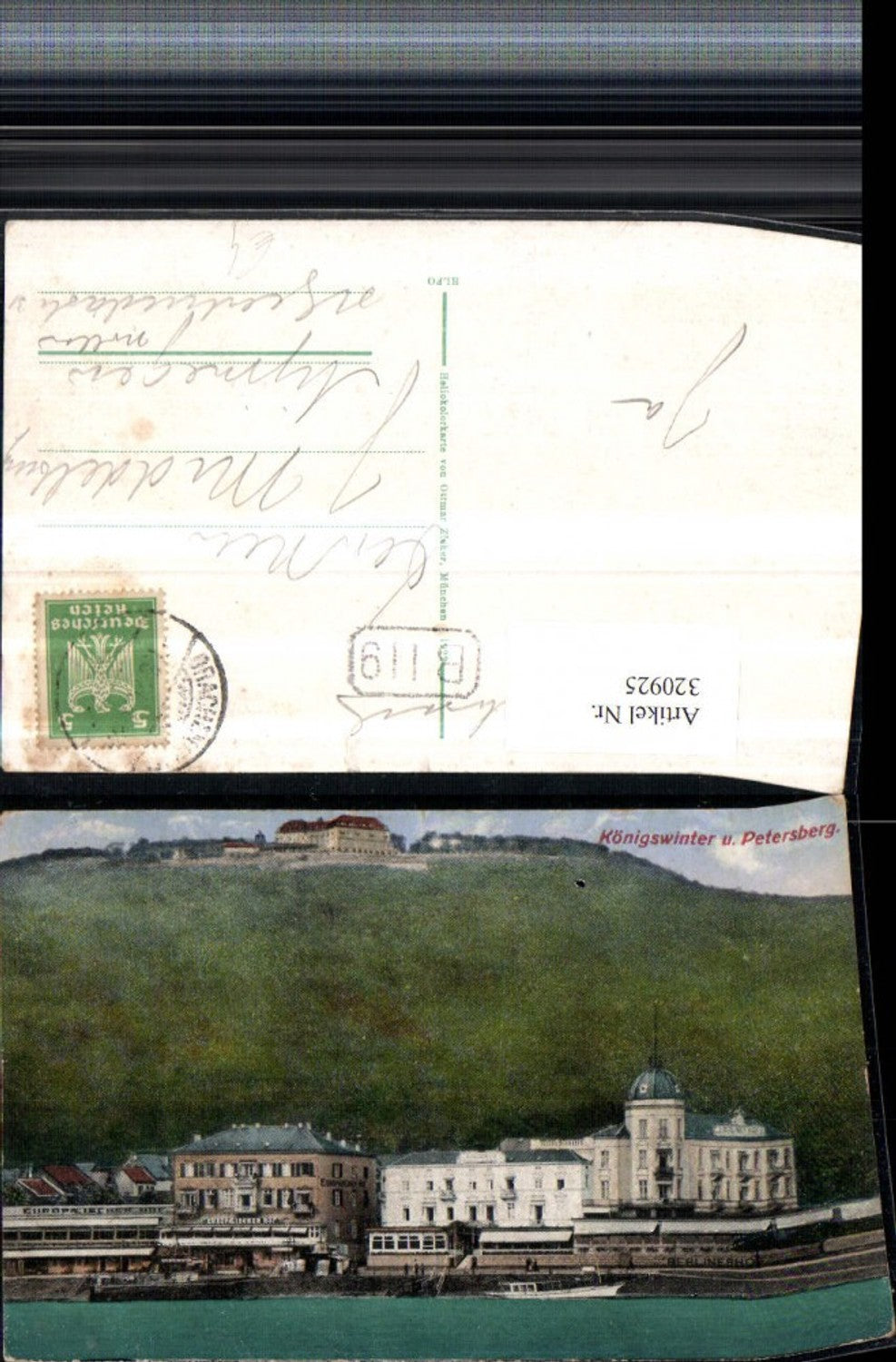 320925,Königswinter Teilansicht Europäischer Hof m. Petersberg