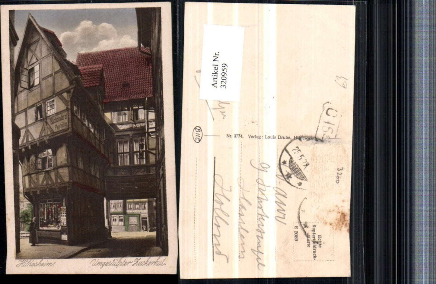 320959,Hildesheim Umgestülpter Zuckerhut Buchbinderei