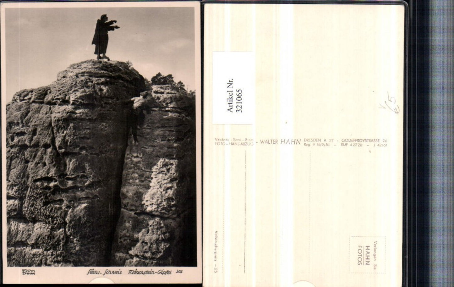 321065,Fotokunst Walter Hahn 302 Sächsische Schweiz Mönchstein-Gipfel