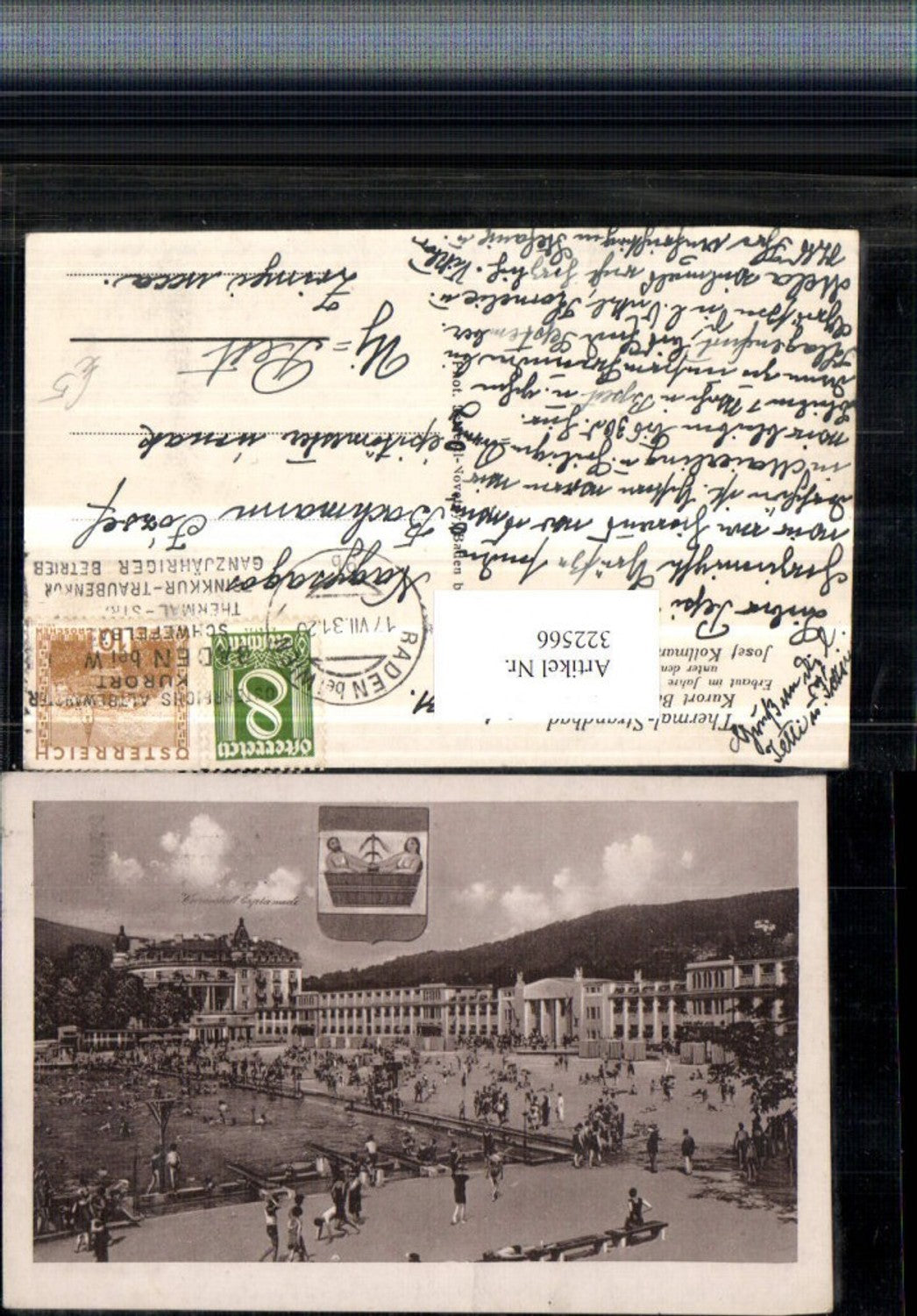 322566,Baden b. Wien Thermal-Strandbad Freibad